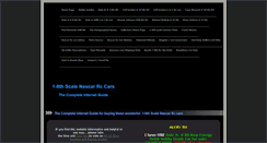 Desktop Screenshot of 1-6thscalenascarrccars.com