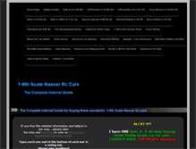 Tablet Screenshot of 1-6thscalenascarrccars.com